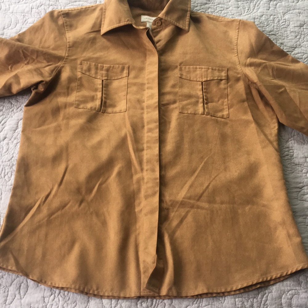 Suede Button Down - image 2